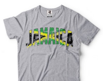 Jamaica T-Shirt Jamaican Flag Nationality Patriotic Jamaica Day Birthday Gift Ideas Tee Shirt