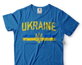 Ukraine Flag T-Shirt Proud Ukrainian Patriotic 24 August Independence Day Ukrainian Diaspora T-Shirt