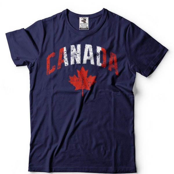 Canada Flag T-Shirt Canadian Patriot Canadian Diaspora Nationality Tee Shirt