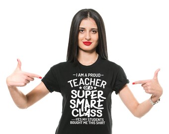 Teacher T-Shirt Funny Proud Teacher Back To School Tee Shirt