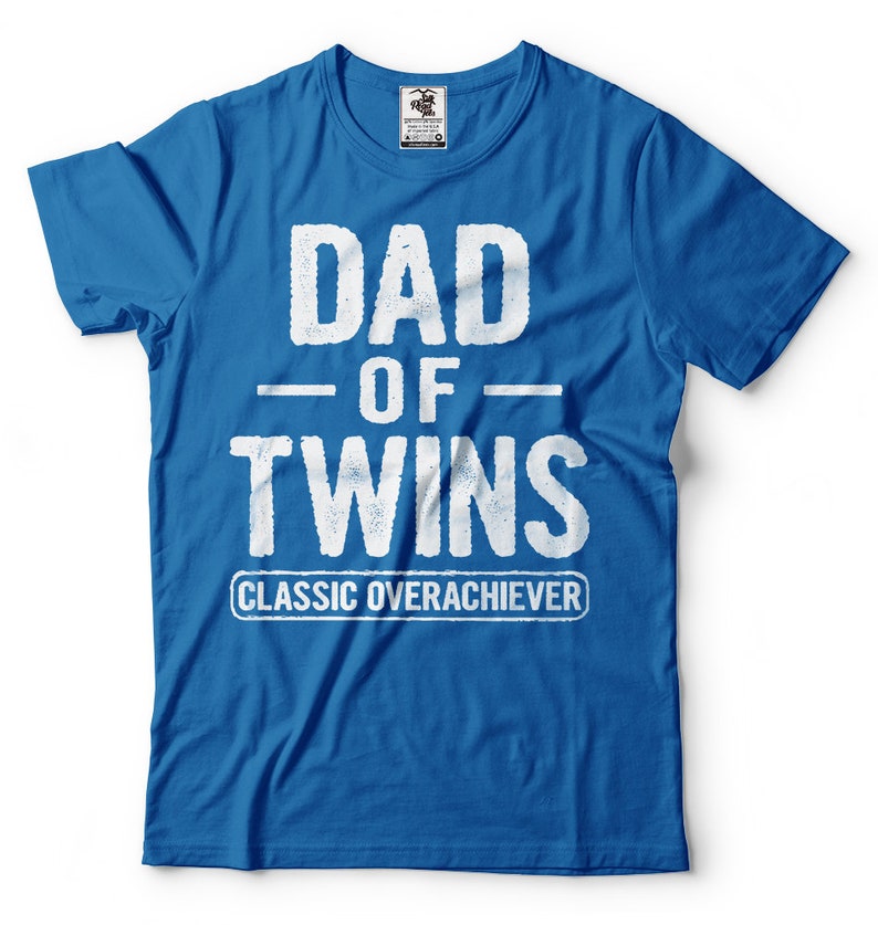 Papá Maternidad Camiseta Divertida Papá de gemelos Bebé Día Regalo Camiseta imagen 2