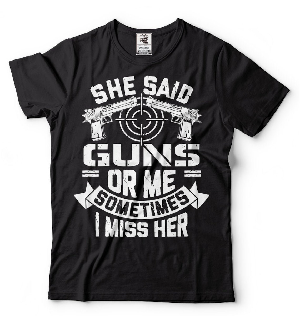 Guns Tshirt Gun Fan Funny Birthday Gift Tshirt Etsy