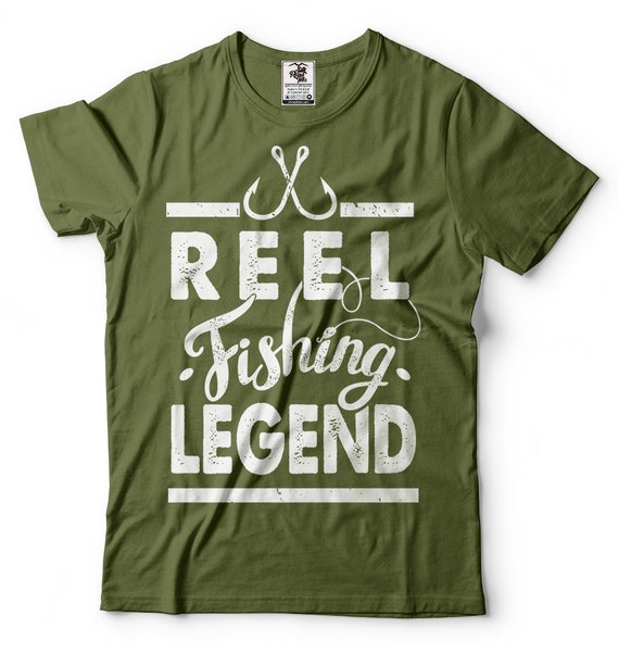 Reel Fishing Legend T-shirt Funny Fisherman Birthday Gift Fishing