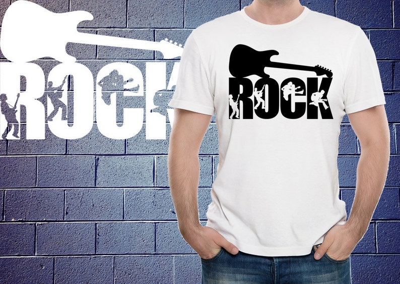 Rock Guitar Music T-Shirt Shirt Tshirt Tee image 2