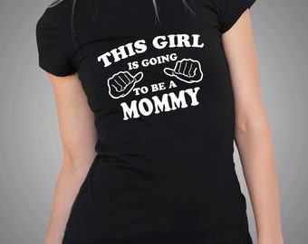 Gift For Mommy Ladies Top Tee Shirt Gift For Future Mom Maternity Tee
