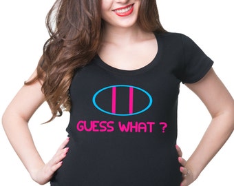 Maternity Top Guess What T-Shirt Maternity Top Gift For Pregnant Woman Tee Shirt