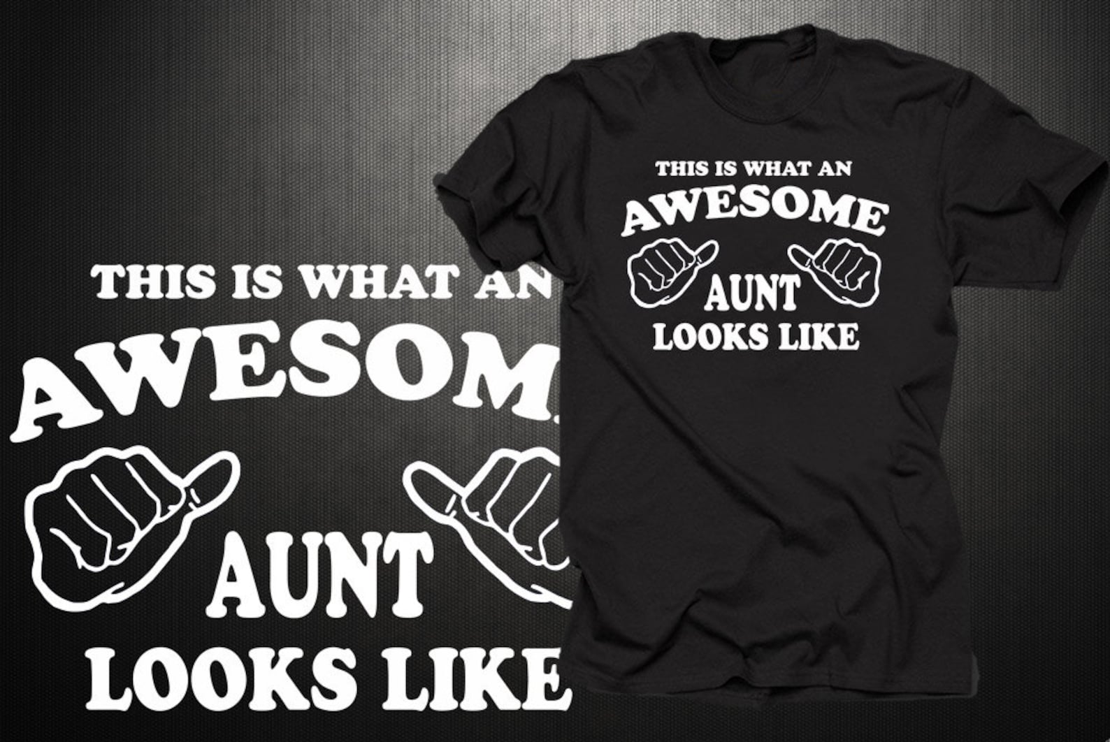 This Is What An Awesome Aunt Looks Like T shirt Gift For Aunt Etsy