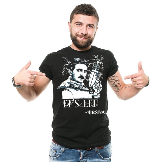 Nikola Tesla T-shirt Funny Electricity Tesla T-shirt - Etsy Nikola Tesla T-shirt Funny Electricity Tesla T-shirt - Etsy