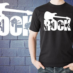 Rock Guitar Music T-Shirt Shirt Tshirt Tee image 1