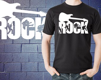 Rock Guitar Music T-Shirt Shirt Tshirt Tee