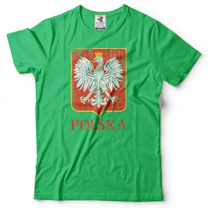 Polska T-Shirt Gift For Polish Poland Flag Polish Diaspora Nationality Patriotic Shirt image 4