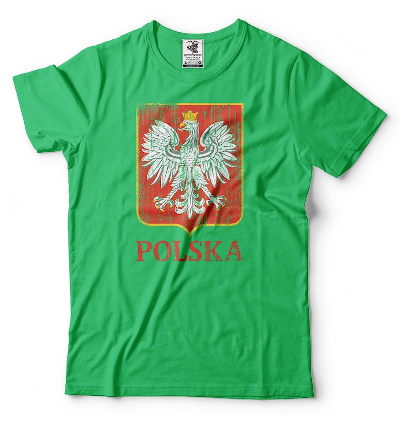 Polska T-Shirt Gift For Polish Poland Flag Polish Diaspora Nationality Patriotic Shirt image 4