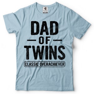 Papá Maternidad Camiseta Divertida Papá de gemelos Bebé Día Regalo Camiseta imagen 5