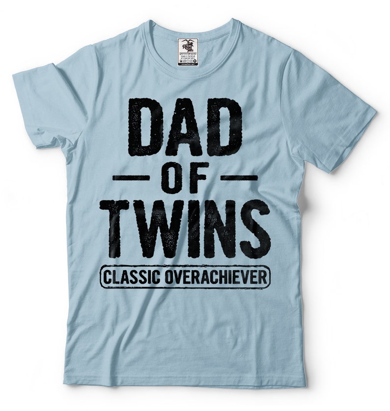 Papá Maternidad Camiseta Divertida Papá de gemelos Bebé Día Regalo Camiseta imagen 5