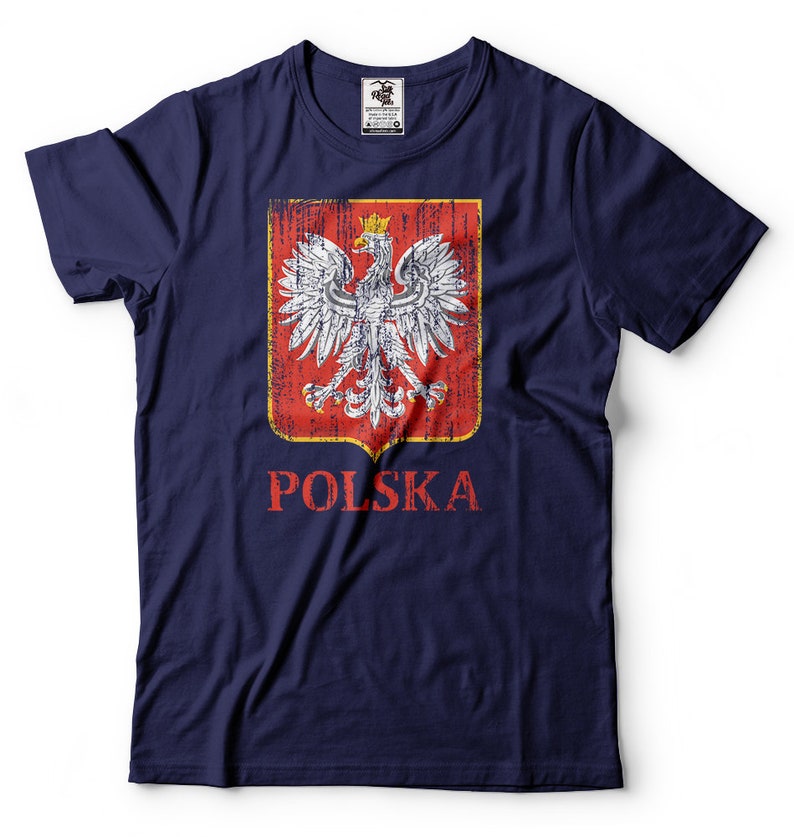 Polska T-Shirt Gift For Polish Poland Flag Polish Diaspora Nationality Patriotic Shirt image 7