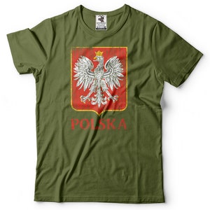 Polska T-Shirt Gift For Polish Poland Flag Polish Diaspora Nationality Patriotic Shirt image 6