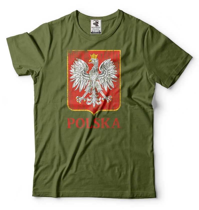 Polska T-Shirt Gift For Polish Poland Flag Polish Diaspora Nationality Patriotic Shirt image 6