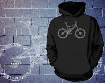 BMX Bicycle Hoodie Bicycle Parts Hooded Sweatshirt Sweater