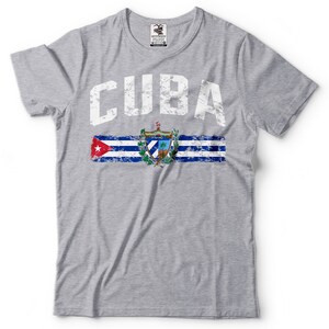 T-shirt Homme Patriotique Cuba - Coton 100%, Design Graphique, Tailles S à 5XL