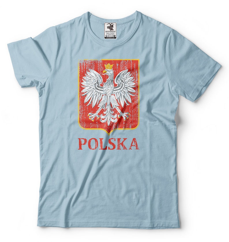 Polska T-Shirt Gift For Polish Poland Flag Polish Diaspora Nationality Patriotic Shirt image 5