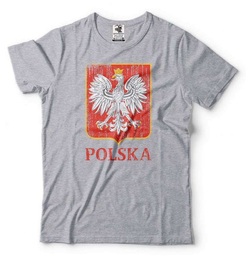 Polska T-Shirt Gift For Polish Poland Flag Polish Diaspora Nationality Patriotic Shirt image 3