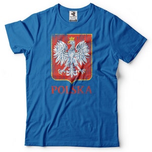 Polska T-Shirt Gift For Polish Poland Flag Polish Diaspora Nationality Patriotic Shirt image 2
