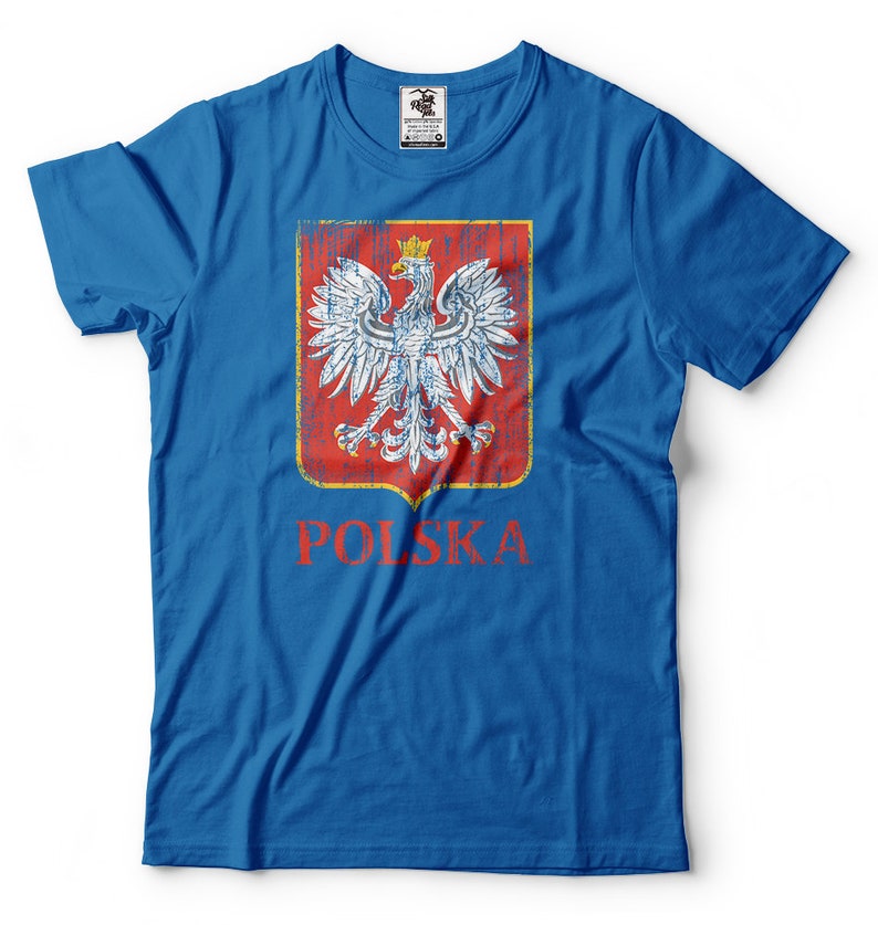 Polska T-Shirt Gift For Polish Poland Flag Polish Diaspora Nationality Patriotic Shirt image 2