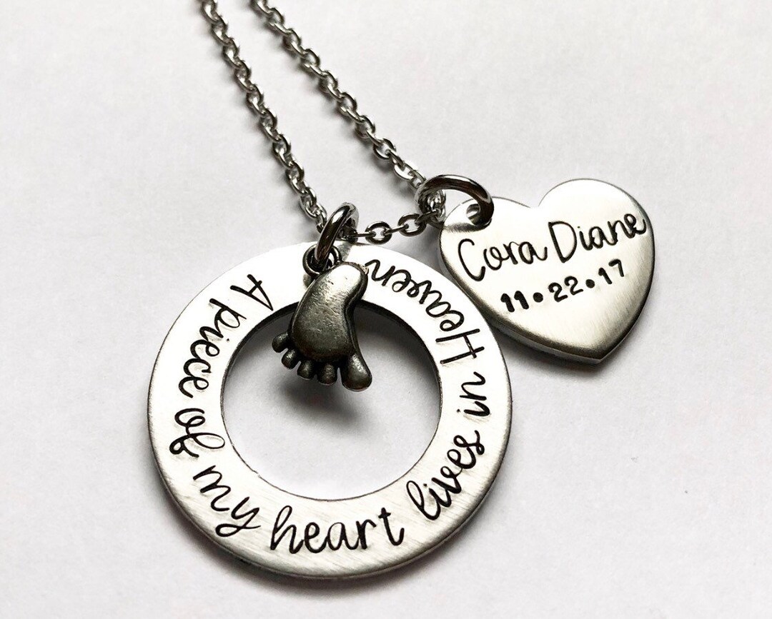 Memorial Jewelry Remembrance Jewelry Angel Baby Hand Etsy