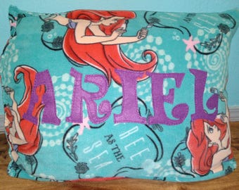 Pillow for Bed with Name Appliqué