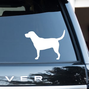 Labrador Retriever Vinyl Decal - Lab Decal - Retriever Decal - Hunting Dog Decal - Custom Retriever Decal - English Lab Vinyl Decal