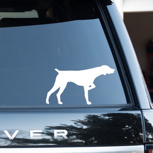 German Shorthaired Pointer Vinyl Decal - GSP Vinyl Decal - GSP Sticker - Hunting Dog Decal - Pointer Decal