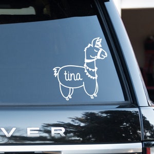 Lama/Alpaca CUSTOM Vinyl Decal!