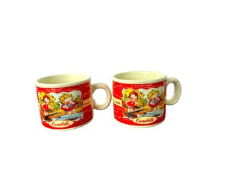 Campbell's Soup M'm M'm Good! Mugs 1998, Set of 2