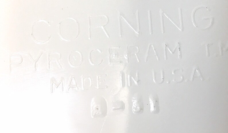 1960/'s Corning Ware Vintage Rare Pyroceram Blue Cornflower 2 12 Quart Caserole Dish