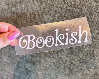Autocollant littéraire | Autocollant pour vitre de voiture pour amoureux des livres | Autocollant vinyle lecteur | Cadeau pour rat de bibliothèque | Autocollant littéraire pour voiture | Autocollant littéraire
