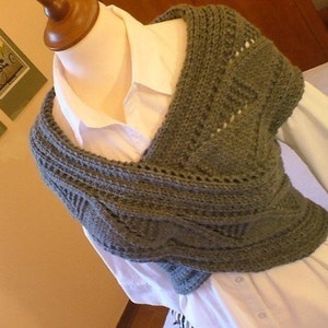 Knitting Pattern Knit Sweater cowl Vest Waistcoat pattern PDF Pattern in ENGLISH ONLY image 5