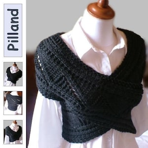 Knitting Pattern Knit Sweater cowl Vest Waistcoat pattern PDF Pattern in ENGLISH ONLY image 2
