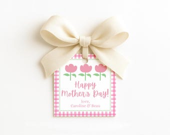 Happy Mother's Day Gift Tag Template, Editable (Instant Digital Download) MDTAG-0002