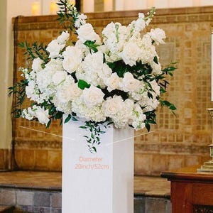 Hochzeit Mittelstück in weiße Rose Elegante Hortensie Hochzeit Aisle Blumen Party Kopf Tisch Blumenschatz Blume küssen Ball