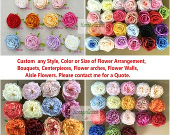 Customize any Style, Color or Size of Flower Arrangement, Bouquets,Centerpieces,Flower arches,Flower Walls,Aisle Flowers. contact for Quote