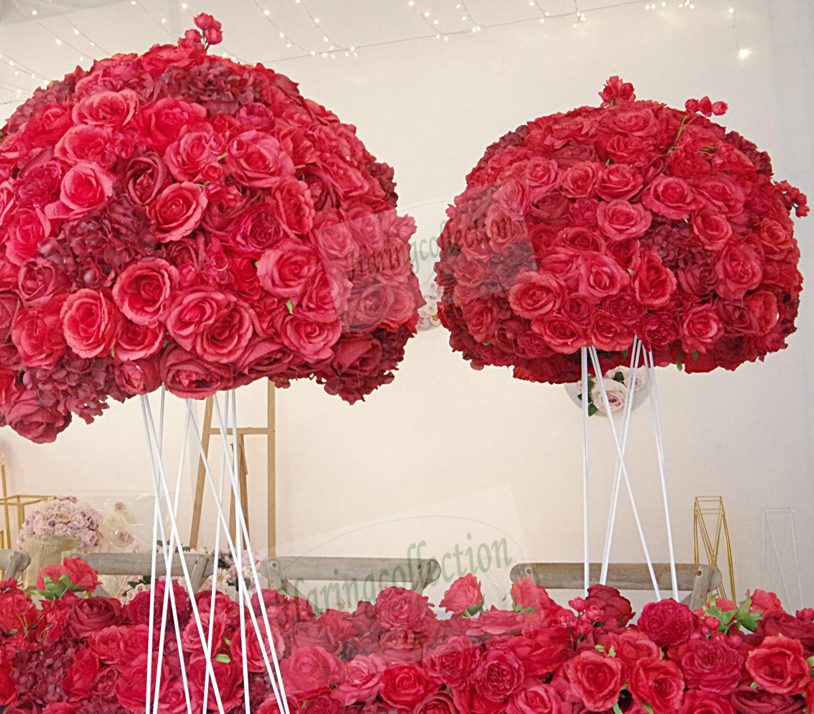 Ball Of Red Roses Bouquet