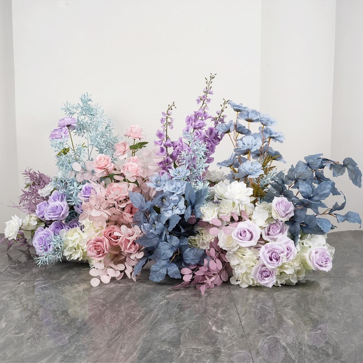 White \u0026 Greenery Wedding Flower Arrangement: Aisle, Archway, Backdrop - Etsy, image size:1200x1200