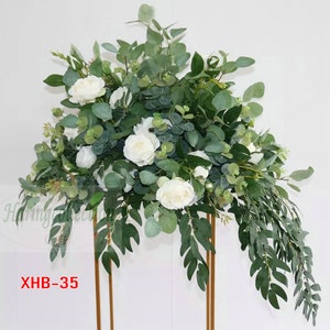 Eucalyptus flower arrangement Wedding Large Flower Ball Artificial Greenery Flower table centerpiece wedding flower ball rose business party