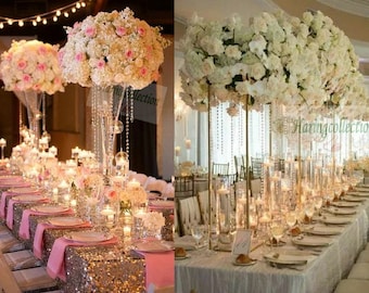 Banquet Dinner Party Flower Ball Artificial Flower table centerpiece wreath wedding decor flower ball peony rose business cocktail party