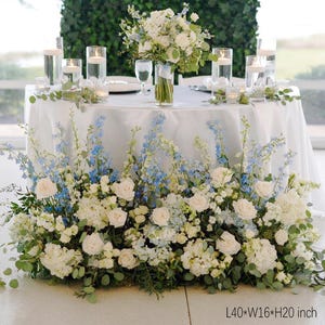 Artificial Spring Flower Arrangement: Wedding Aisle & Table Centerpiece Flower Image 14