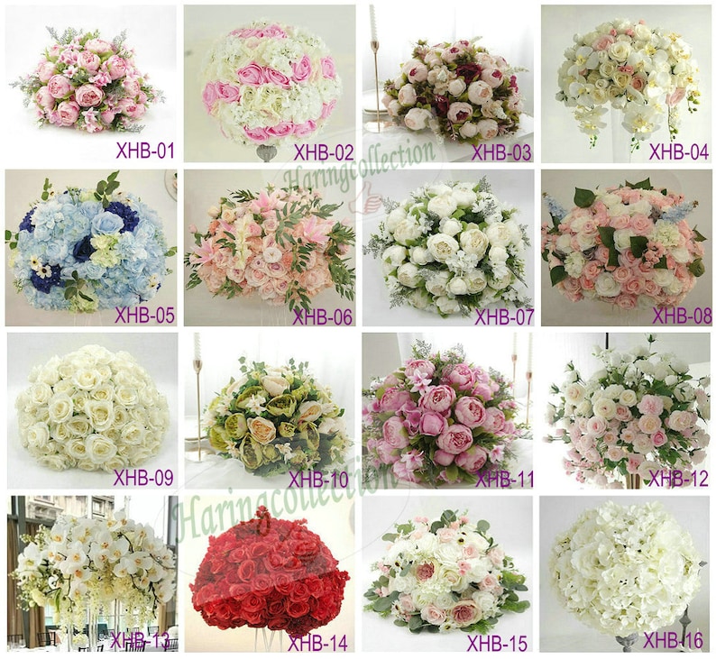 Blush Pink Flower Ball Artificial Flower table centerpiece wreath wedding decor road lead flower ball peony rose business cocktail party image 3