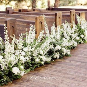Artificial Spring Flower Arrangement: Wedding Aisle & Table Centerpiece Flower Image 10