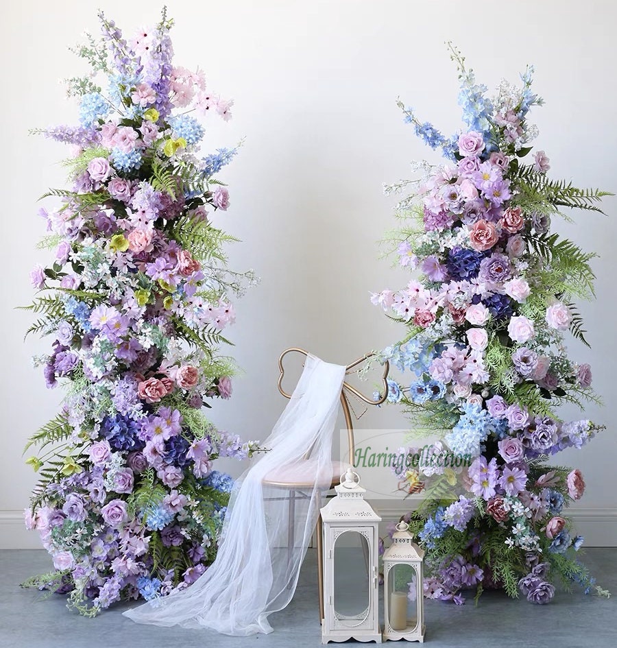 Abaodam 30 Pcs Decorative Flower Wedding Garland with Flowers