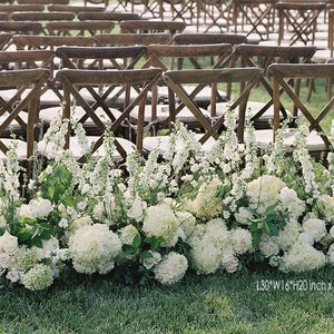 Artificial Spring Flower Arrangement: Wedding Aisle & Table Centerpiece Flower Image 12
