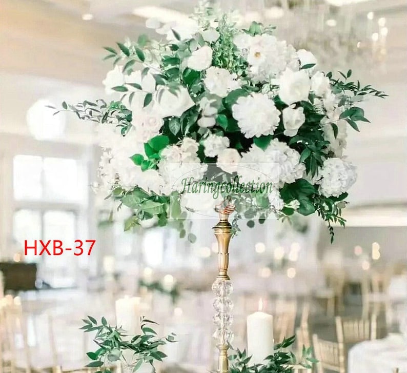 Carmine Red Flower Ball Artificial Flower Centerpiece Rose Etsy